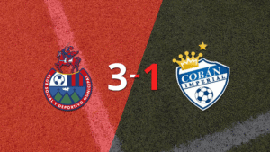 Gran victoria de Municipal sobre Cobán Imperial por 3-1