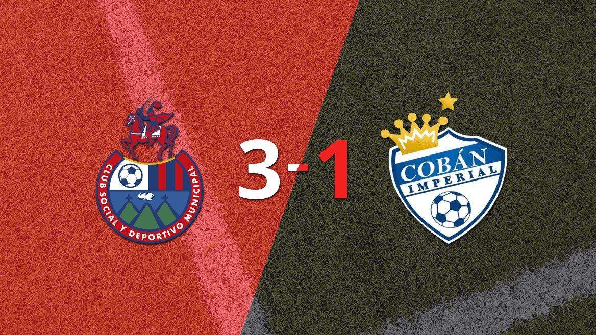 Gran victoria de Municipal sobre Cobán Imperial por 3-1