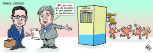 Personajes: Marco Antonio Villeda y Francisco Jiménez.