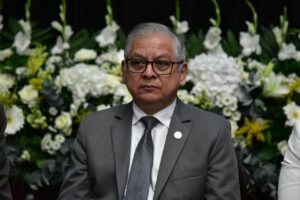 Carlos Lucero podría asumir nuevamente la presidencia del OJ de forma interina si los magistrados no eligen mandatario. Foto La Hora: OJ