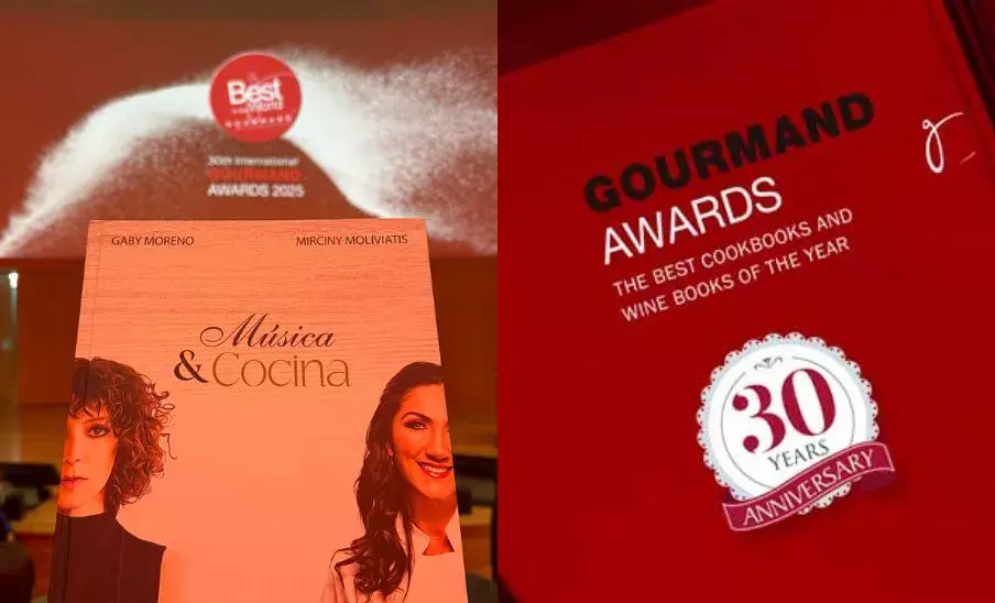 El libro «Música y Cocina» ganó en el Gourmand World Cookbook Awards 2025