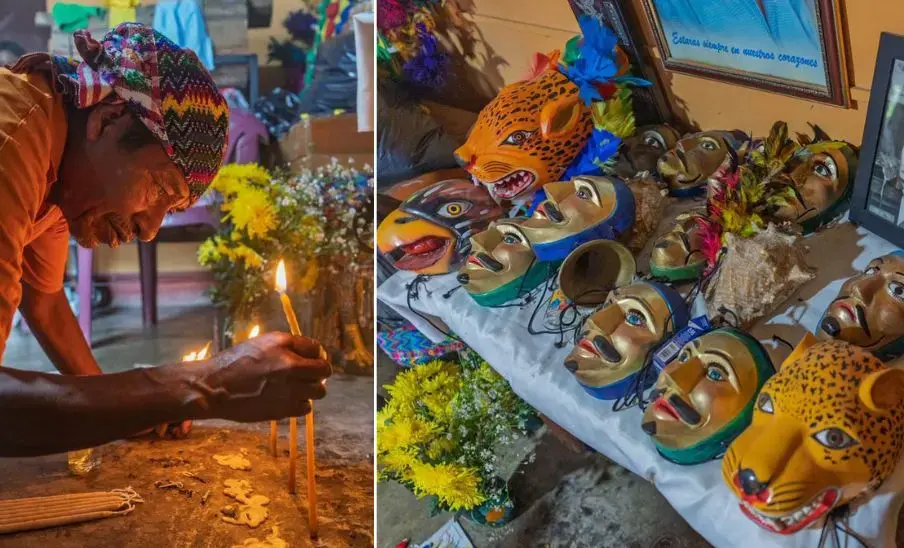 Danza Rabinal Achí recibió materiales ceremoniales