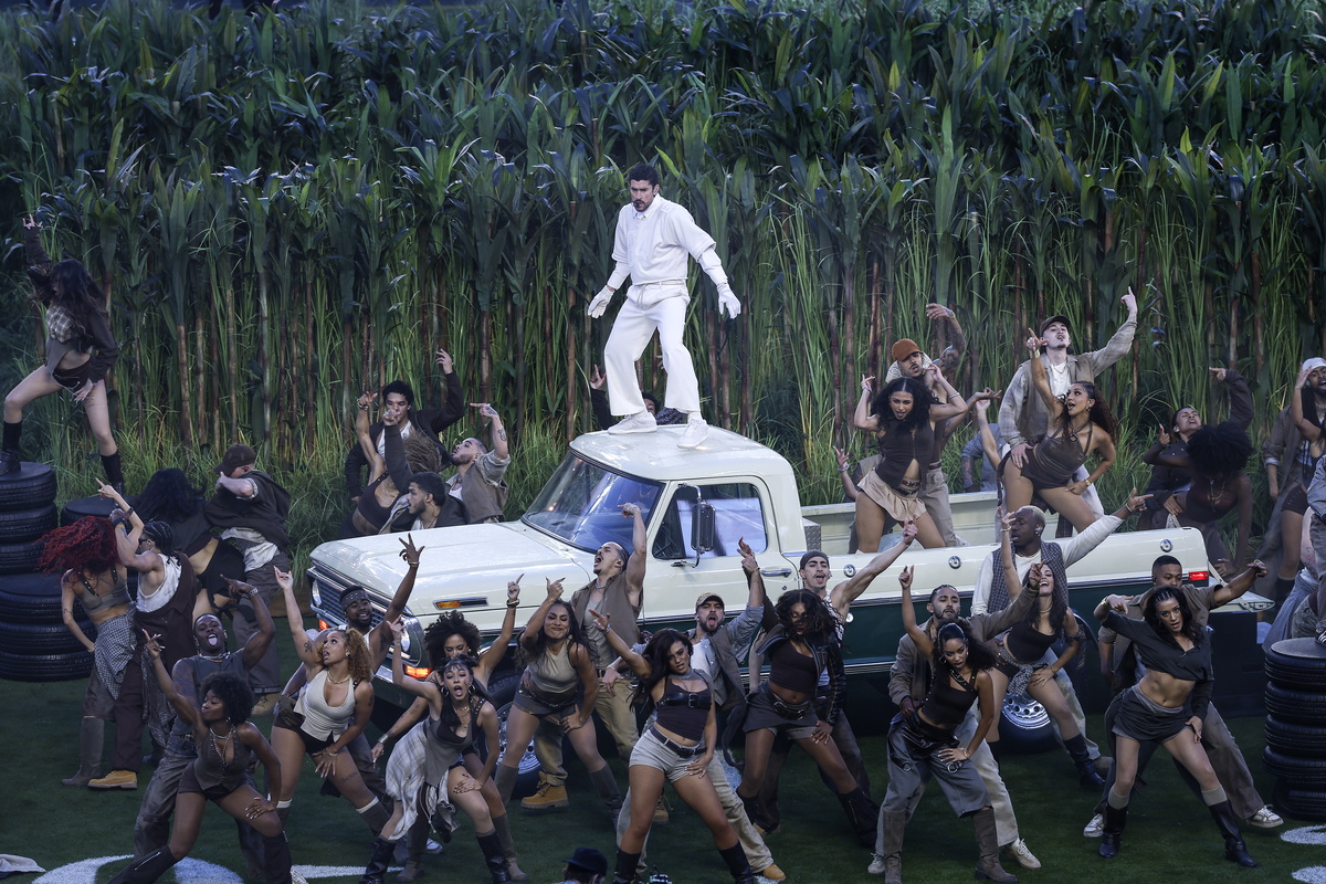 Bad Bunny en el Super Bowl