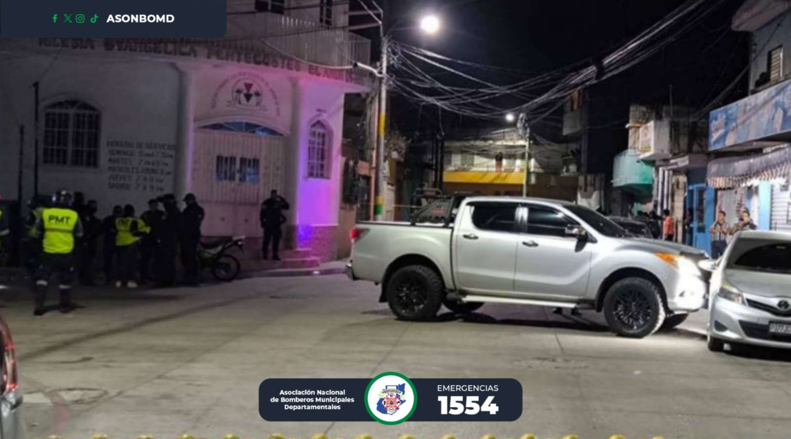 Reportan ataque armado contra director de la PMT de San Miguel Petapa. Foto La Hora: Asonbomd.