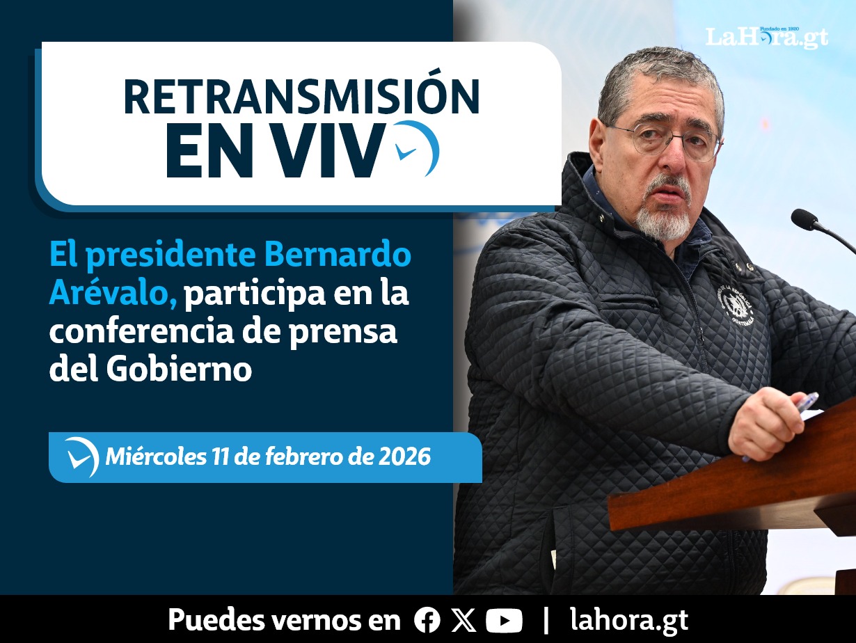 La Ronda, conferencia de prensa del Gobierno, con la participación del presidente Bernardo Arévalo