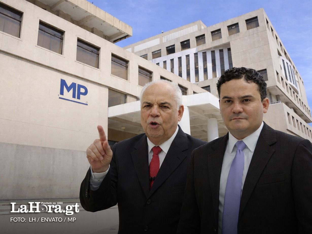 El juez Fredy Orellana y el expresidente Jorge Serrano Elías