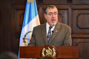 Este ha sido la segunda cadena nacional de 2026 del presidente Bernardo Arévalo. Foto La Hora: Gobierno de Guatemala