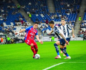 Los chivos de Xelajú MC perdieron 2-0 ante los Rayados de Monterrey en el juego de vuelta de la Copa de Campeones 2026. Foto La Hora: Xelajú MC